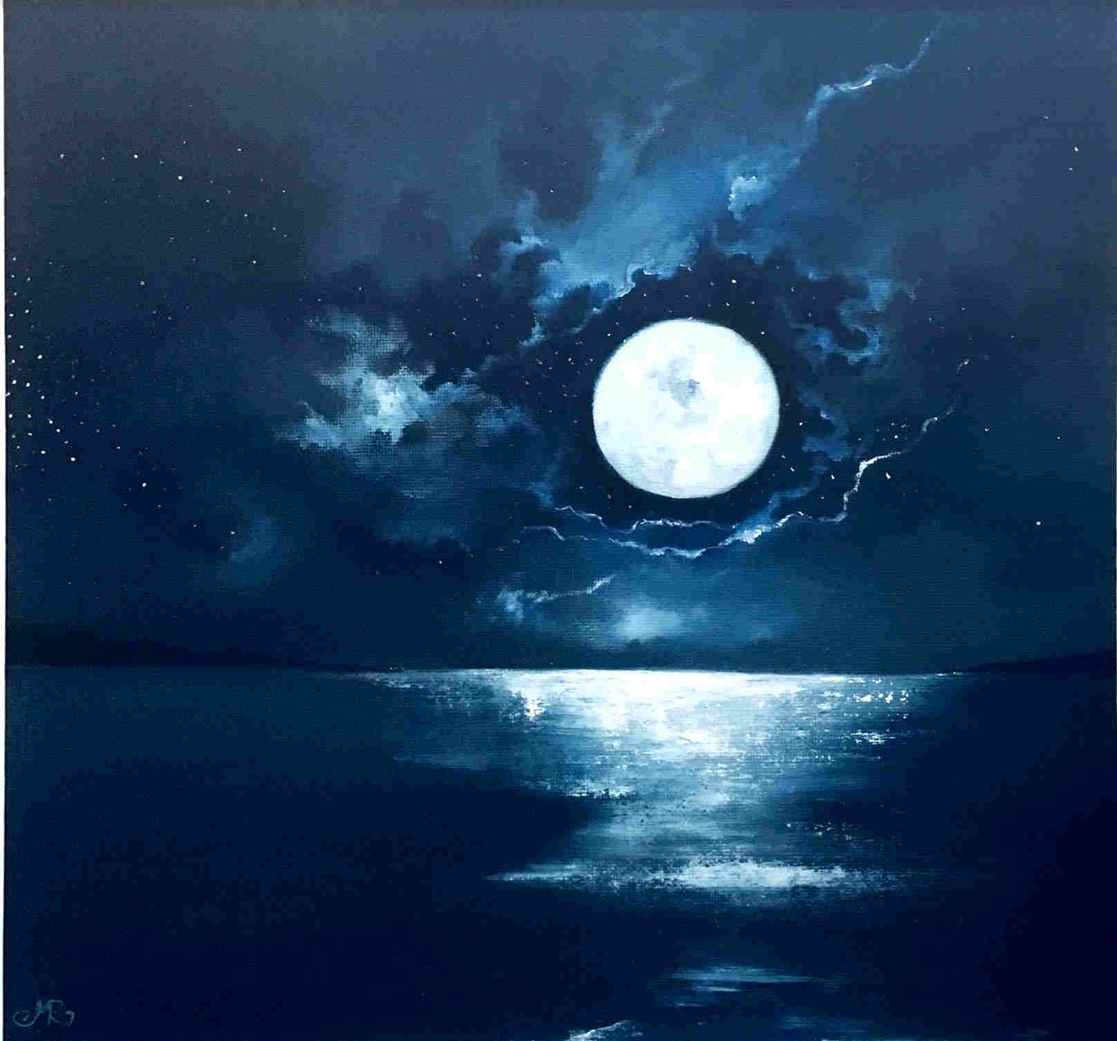 'La Luna del Tranquital' by artist Maureen Rocksmoore